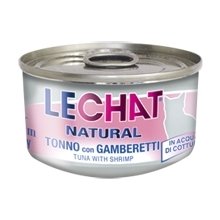 LeChat Natural Tuna with Shrimp 80 gr