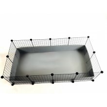 C&C Modular cage 4x2 145 x 75 cm hõbedane