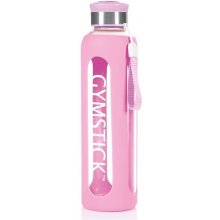 GYMSTICK Drinking bottle 600ml pink glass