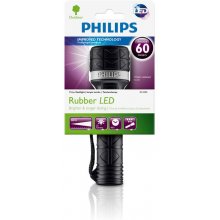 Philips Rubber LED, black no 2 x AA...