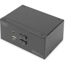 Digitus KVM Switch, 2-Port, Dual Display...