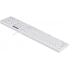ActiveJet K-3066SW USB Wired Keyboard, White