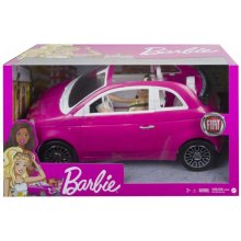 MATTEL Doll Barbie + Fiat 500 Cabriolet