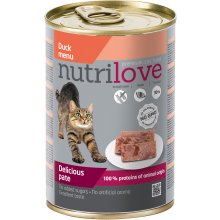 Nutrilove - Delicios Pate- Cat - Duck - 400g