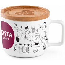 Costa Coffee Ceramic mug with lid