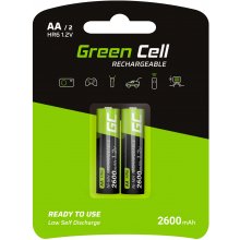 Green Cell Rechargeable Batteries 2x AA HR6...