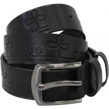 Bradley Leather belt ETNO mulk black 3,5 x...