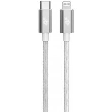 TB Kabel Lightning MFi - USB C srebrny 1m