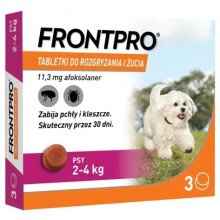 FrontPro Flea and tick tablets for dog (2-4...