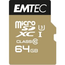 Mälukaart Emtec MicroSD Card 64GB SDHC CL10...