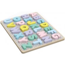 IWood Alphabet Puzzle wo oden pastel color