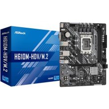 Emaplaat ASROCK H610M-HDV/M.2 Intel H610 LGA...