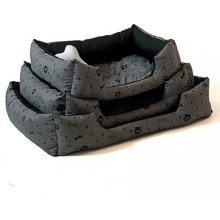 Go Gift Dog bed L - graphite - 65x45x15 cm