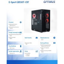 Optimus E-Sport GB550T-CR7 R7-5800X / 16 / 1...