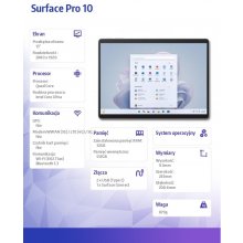 Tahvelarvuti MICROSOFT Surface Pro10 512GB...