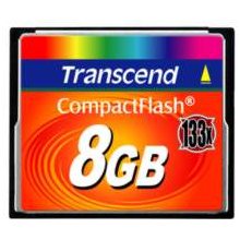 TRANSCEND MEMORY COMPACT FLASH 8GB/133X...