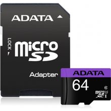 ADATA Memory card AUSDX64GUICL10-PA1 64 GB...