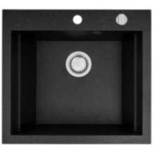 PYRAMIS Sink SIROS 57X51.5 1B black