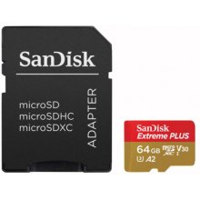 SanDisk Extreme PLUS microSDXC 64GB + SD...