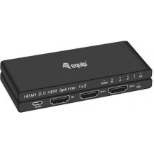 EQUIP Ultra Slim 2-Port HDMI 2.0 Splitter