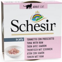 Schesir tuna + ham in jelly 85g wet food for...