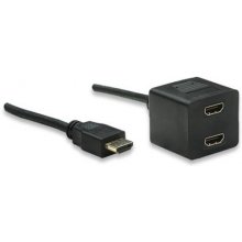 Techly Video Splitter Cable HDMI M to 2 x...