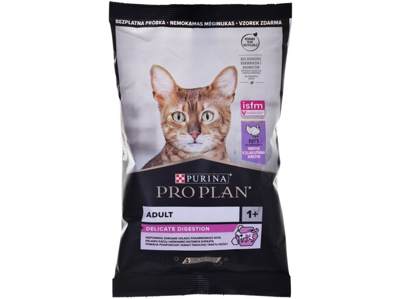 Purina Pro Plan Delicate Digestion Turkey dry cat food 100 g Pets24.ee