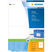 Herma Etiketten Premium A4 weiß 105x148 mm...