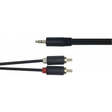 Deltaco Audio cable 3.5mm male - 2xRCA male...