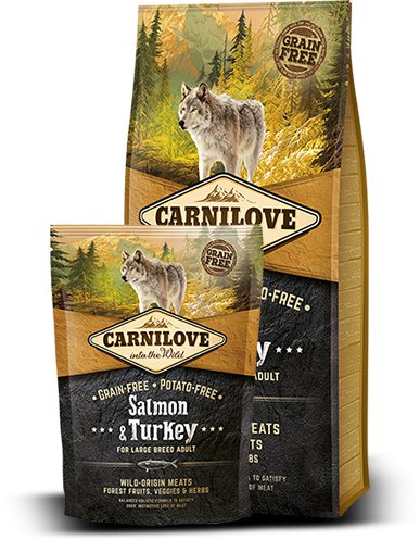 Carnilove large puppy 2024 salmon and turkey