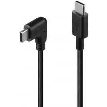 Lindy USB 2.0 Typ C Kabel, 90° gewinkelt 1m