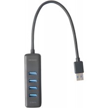 DELTACO USB-A jaotur, 5 Gbit/s, 4x USB-A...