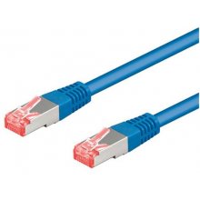 Goobay CAT 6 S/FTP CU 0,25m Blue