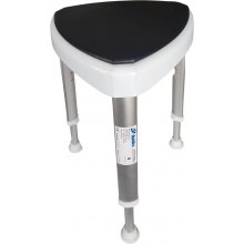 Mobilex Triangular shower stool with soft...