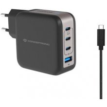 CONCEPTRONIC Ladegerät 4Port 100W, 3xUSB-C...