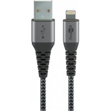 Goobay Lightning to USB-A Textile Cable with...