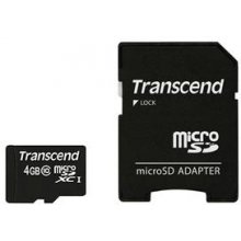 Transcend microSDXC/SDHC Class 10 4GB with...