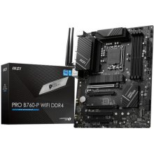MSI PRO B760-P WIFI DDR4 motherboard LGA...