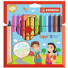 Stabilo Fibre Tip Colouring Pen, Cappi, 12...