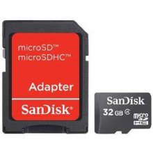Mälukaart SanDisk MicroSDHC+SD Adapt. 32GB...