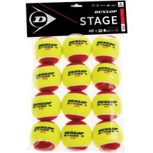 Tennis balls Dunlop STAGE 3 RED 12-polybag...
