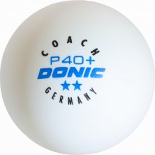 Donic Table tennis ball P40+ Coach 2 star...