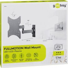 Goobay | Wall mount | 49714 FULLMOTION (S) |...