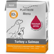 PLATINUM Menu - Dog - Turkey & Salmon - 375g