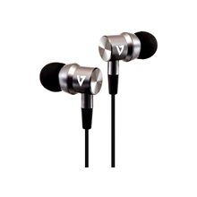 V7 stereo EARBUDS ALUMINUM W/MIC 1.2M CABLE...