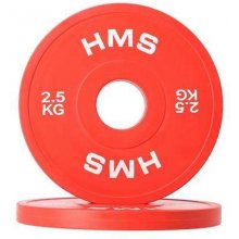 HMS Olympic Bumper 2x2.5kg plate Red CBRS25