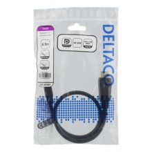 Deltaco DisplayPort cable, 0,5m, 4K UHD, DP...
