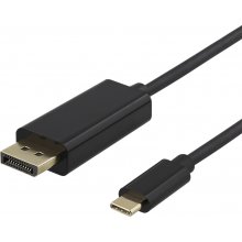 DELTACO USB-C - DisplayPort cable 4K UHD...