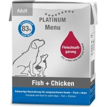 PLATINUM Menu - Dog - Fish + Chicken 90g