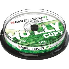 Toorikud Emtec DVD-R 4,7GB 10pcs 16x Cake...